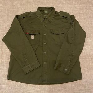 Rothco MW4 2200 Shirt Mens Large Olive Tactical Outdoor  Military Army